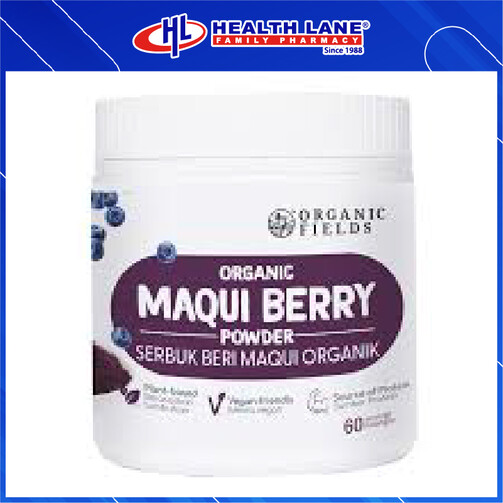 ORGANIC FIELDS MAQUI BERRY POWDER 120G